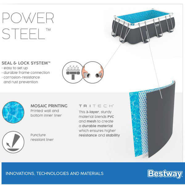 בריכה 400/200/100 BESTWAY 56442 + משאבת חול 800 גלון
