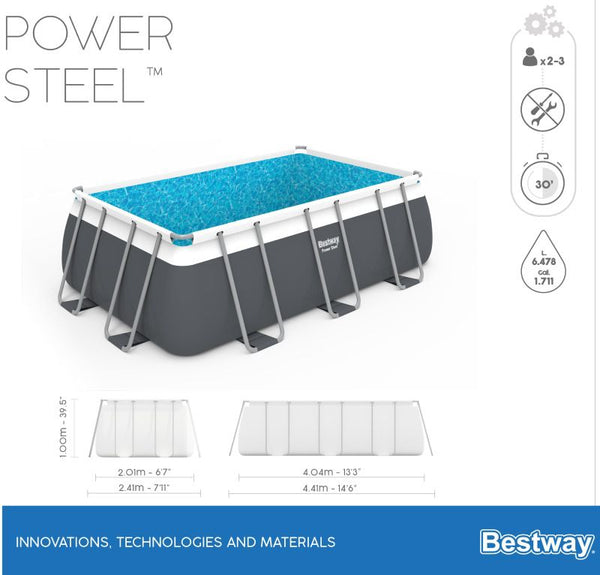 בריכה 400/200/100 BESTWAY 56442 + משאבת חול 800 גלון