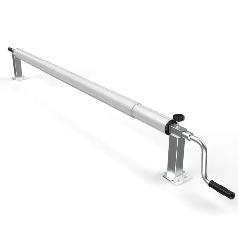 גלגלת נירוסטה טלסקופית לכיסוי סולארי לדק או ריצוף עד רוחב 4 מטרים מוסטנג