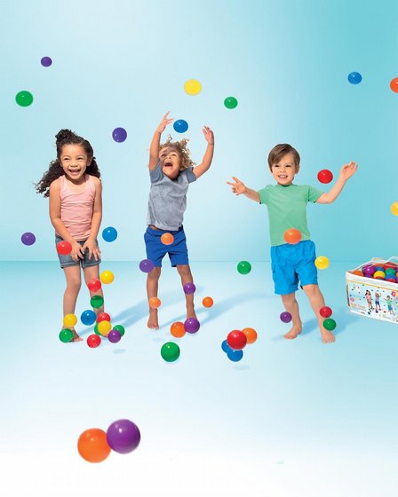 תיק 100 כדורים לבריכת כדורים 6.5 ס