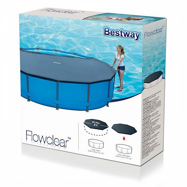 כיסוי PVC עליון לבריכה עגולה קוטר 305 ס"מ BESTWAY