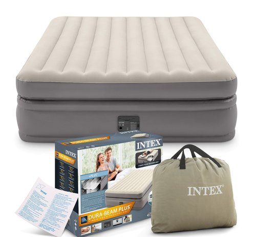 מזרון מתנפח יחיד עם משאבה מובנית INTEX 64162 PRIME COMFORT