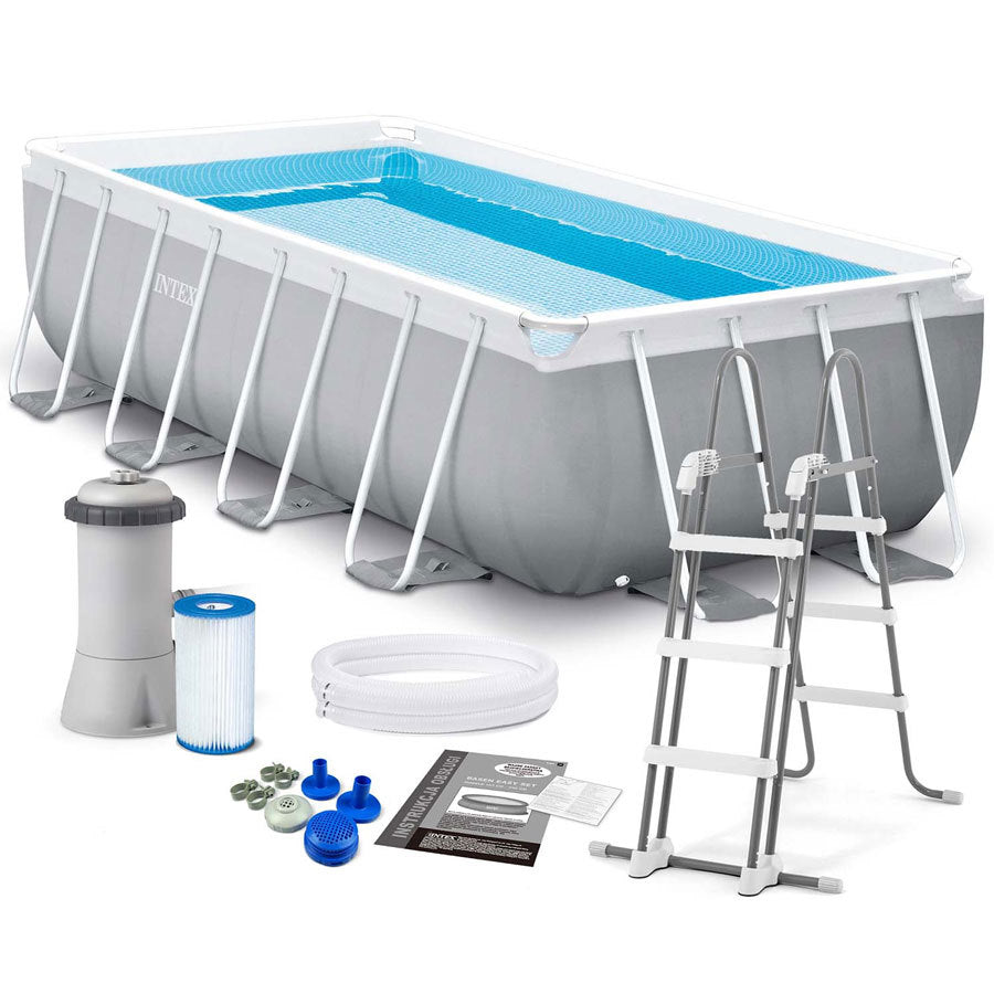 400X200X122  26790  אינטקס בריכה אולטרה  על עמודים