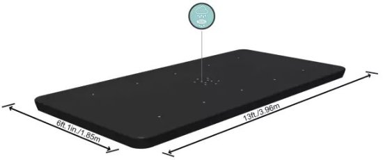 כיסוי לבריכה 404X201 מ' 58232 BESTWAY