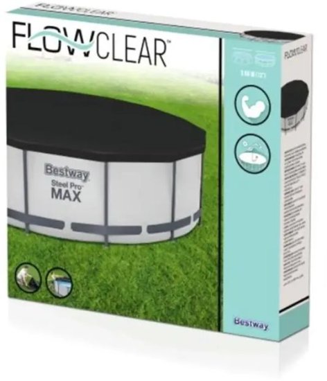כיסוי בריכה עגול 366 ס''מ מבית Bestway