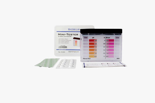תוצרת גרמניה PH מבית WATER-I.D , ערכת בדיקה מבחנות כלור