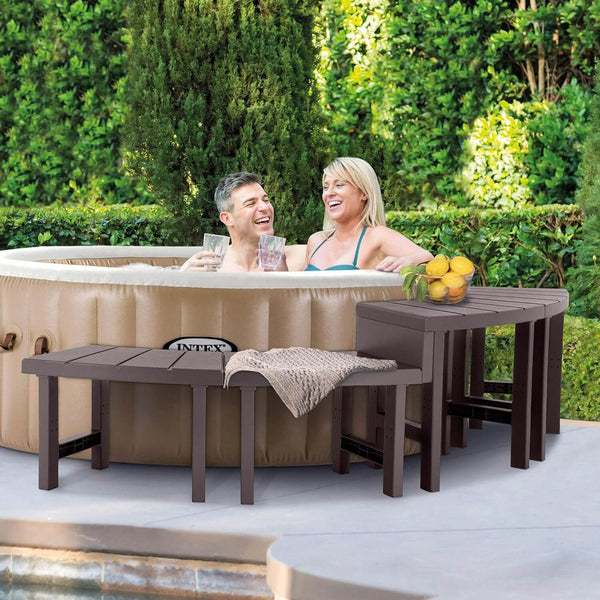 מערכת ספסלי פרימיום היקפית 4 חלקים לג'קוזי Intex PureSpa – דגם 28515