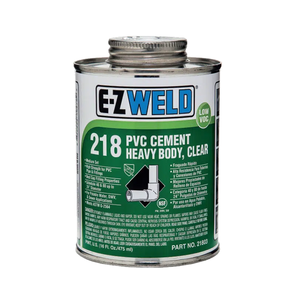 דבק pvc לצנרת ez wald