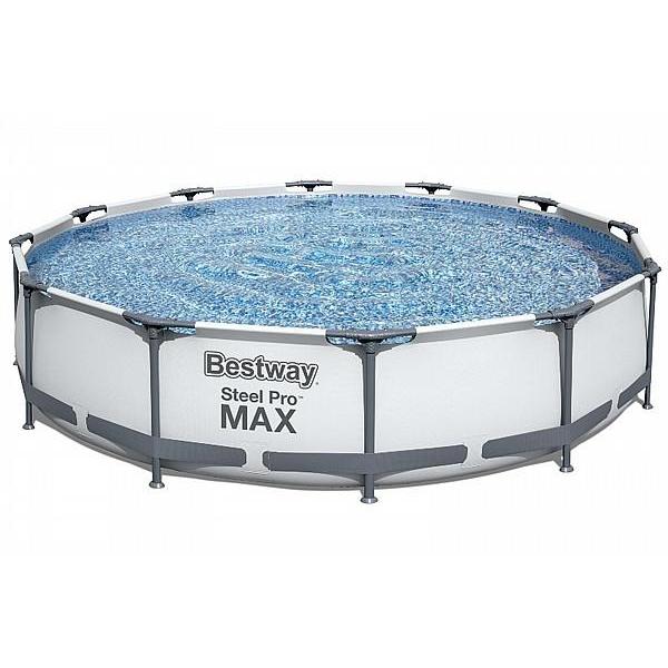 366X76 בריכה עגולה BESTWAY דגם 56416 + משאבת נייר 330 גלון