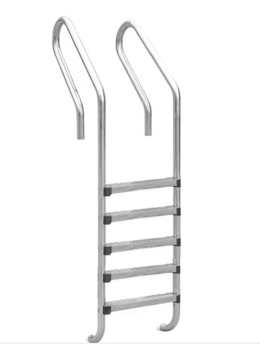 סולם נירוסטה דגם צר 5 שלבים עמיד למלח מוסטנג