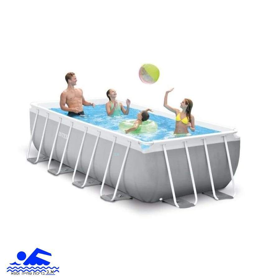 בריכת INTEX אולטרה מלבנית 400X200X100 ס"מ דגם 26788
