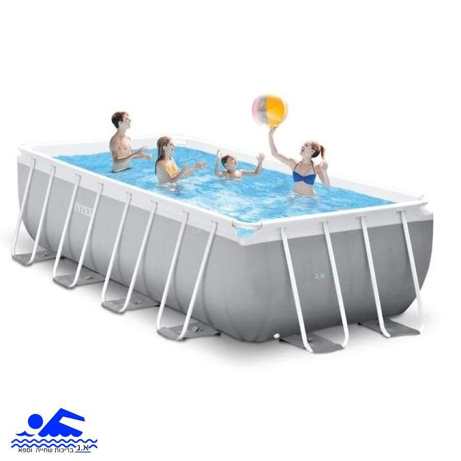 בריכת INTEX אולטרה מלבנית 488X244X107 ס"מ דגם 26792