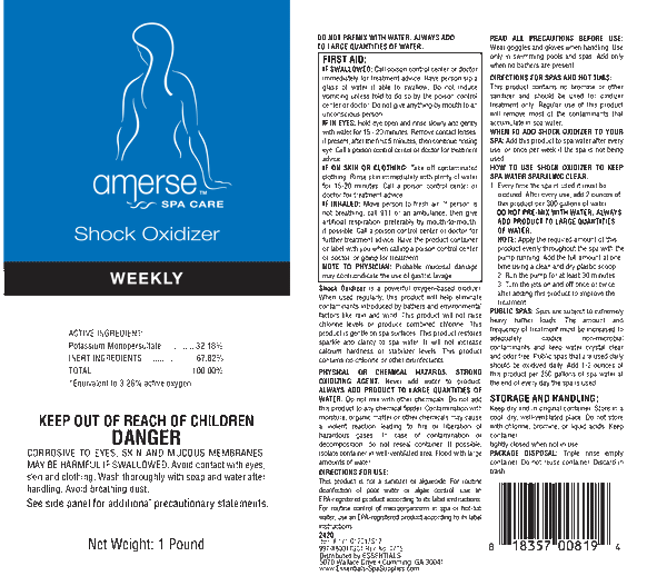 מחמצן לג'קוזי - תחליף לברום/כלור אוקסי שוק