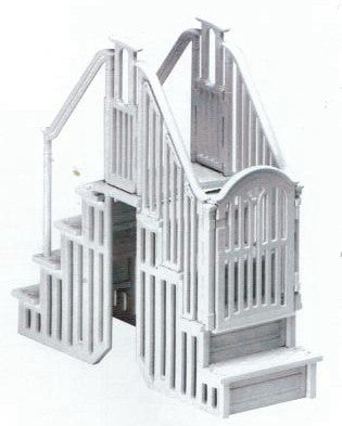 מדרגות מפוארות לשני צדדים מוסטנג