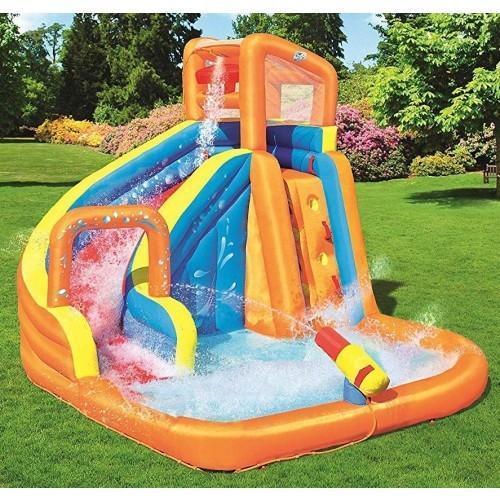 פארק מים צונאמי עם 2 מגלשות ותותח מים BESTWAY 53305