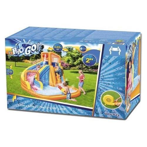 פארק מים צונאמי עם 2 מגלשות ותותח מים BESTWAY 53305