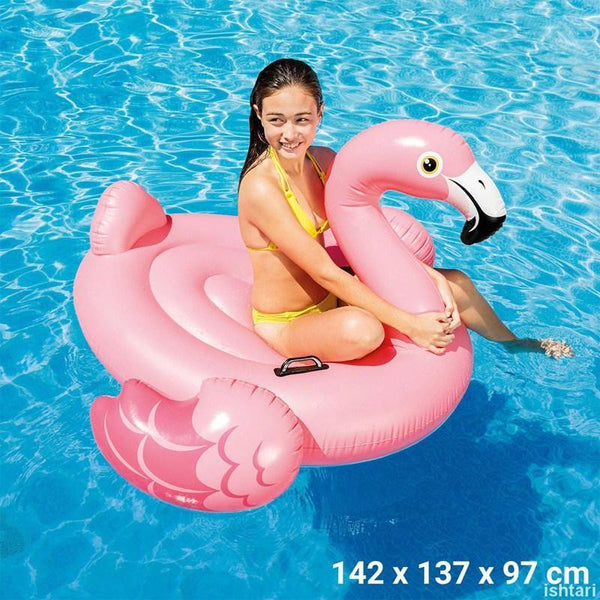 פלמינגו לרכיבה עם ידיות INTEX 57558