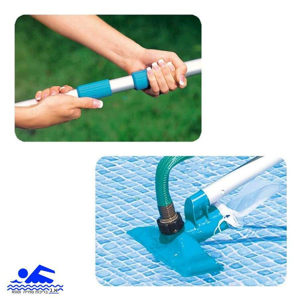 ערכת ניקוי לבריכה עם ידית טלסקופית INTEX 28002