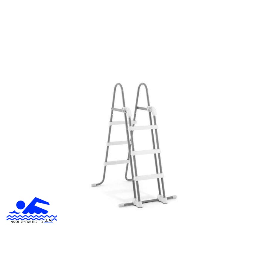 סולם ניתק דלוקס לבריכה 91+107 ס"מ INTEX 28075
