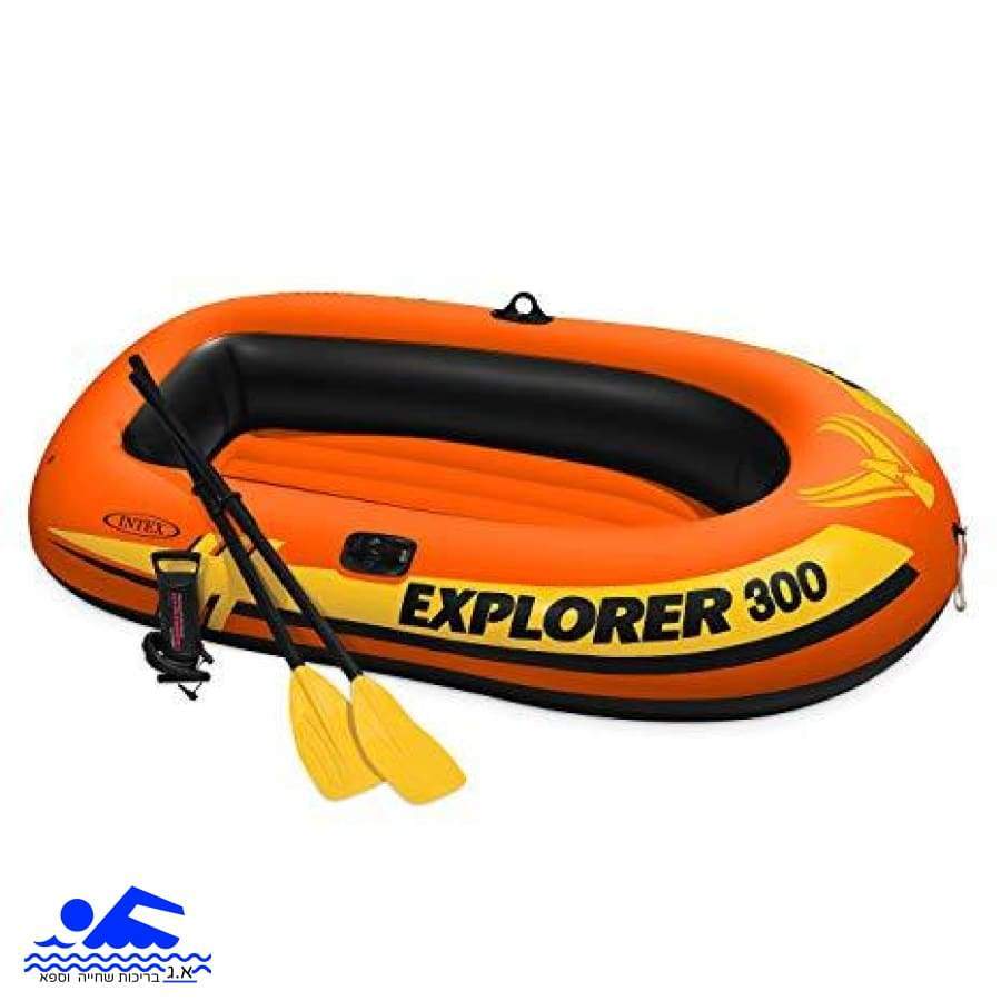 סירת אקספלורר 300+משוטים+משאבה INTEX 58332