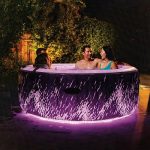 ג'קוזי  עגול מתנפח ל-4 אנשים עם תאורה INTEX 28494