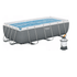 בריכה מלבנית אולטרה BESTWAY דגם 56457 + משאבת חול 800 גלון
