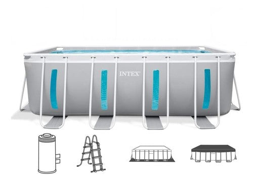 בריכת 400X200X122 עם חלונות דגם 26770 אינטקס