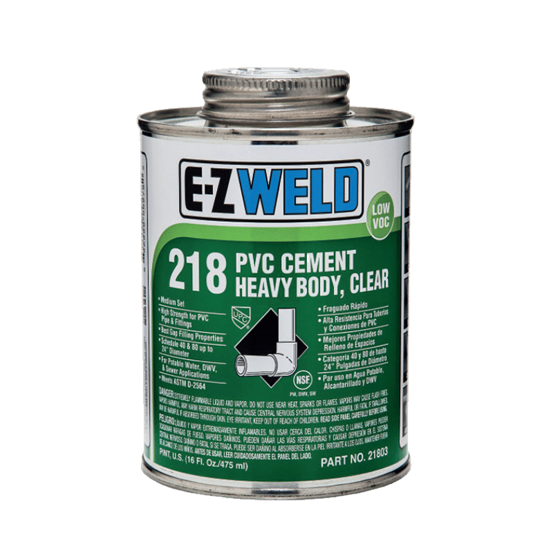 דבק pvc לצנרת ez wald