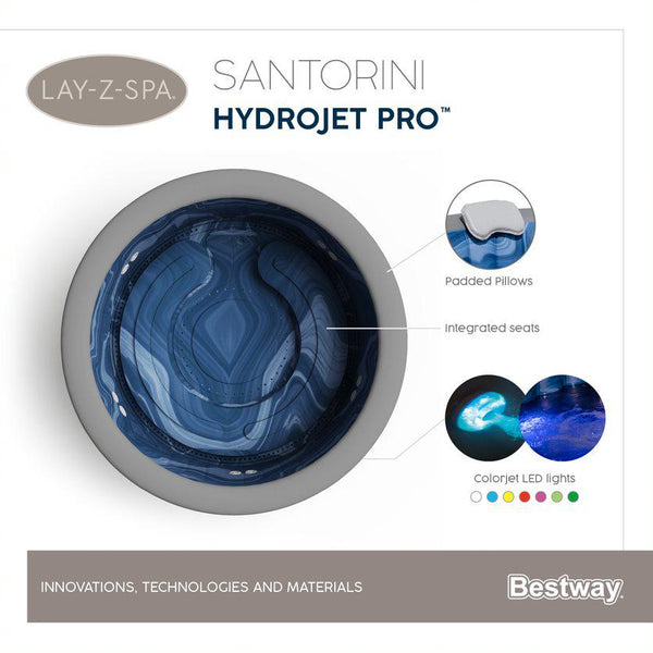 ג'קוזי מתנפח BESTWAY סנטוריני SANTORINI 60075-