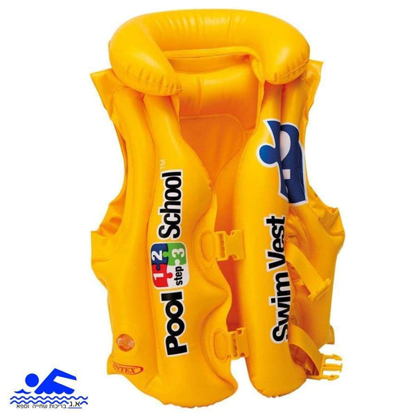 אפוד צהוב "בית-ספר לשחייה" INTEX 58660