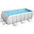 בריכת BESTWAY/בסט וואי אולטרה מלבנית 412*201*122 דגם 56456