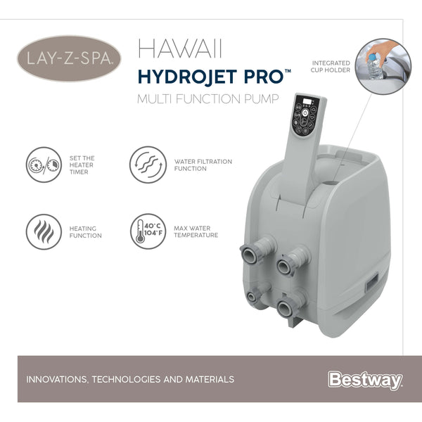 ג`קוזי מתנפח BESTWAY 60031 האווי HAWAII HYDROJET -2021