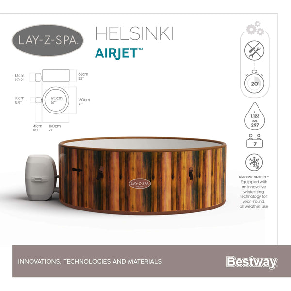 ג'קוזי מתנפח BESTWAY הלסינקי HELSINKY הלסינקי 60017 - 2021