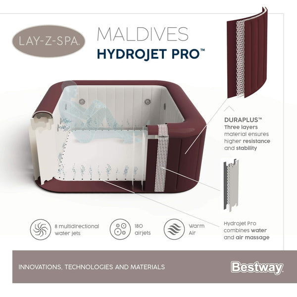 ג'קוזי מתנפח BESTWAY מלדיבים 60033 MALDIVES - 2021
