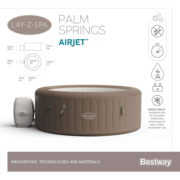 ג'קוזי מתנפח BESTWAY פאלם ספרינג PALMSPRING 60017 -2021