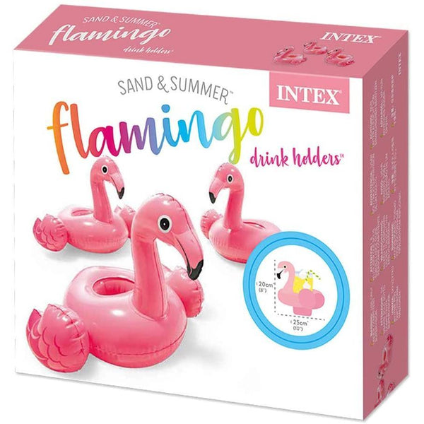 INTEX 57500 שלישיית מחזיקי כוסות פלמינגו